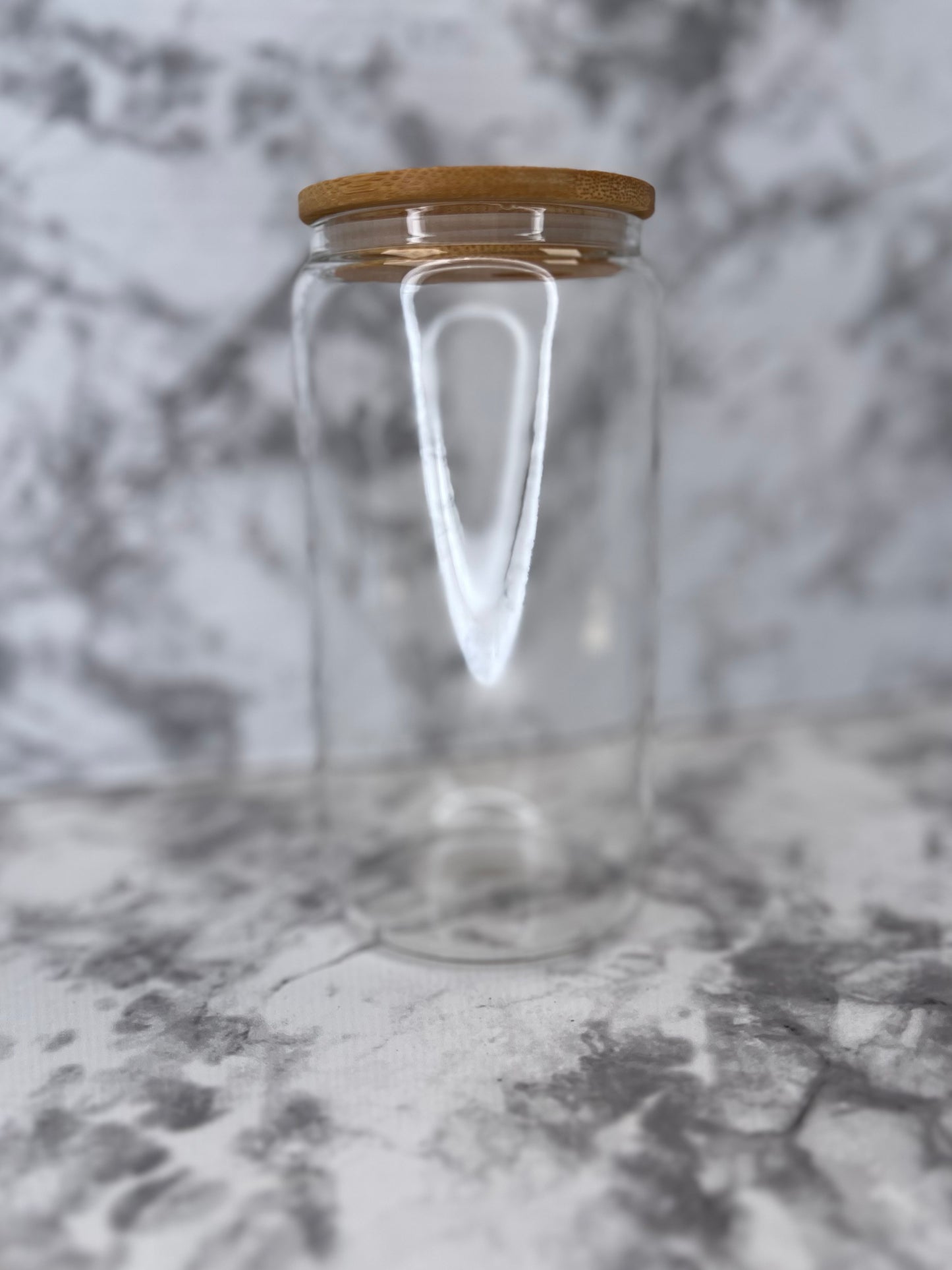 16oz Clear Glass Tumbler