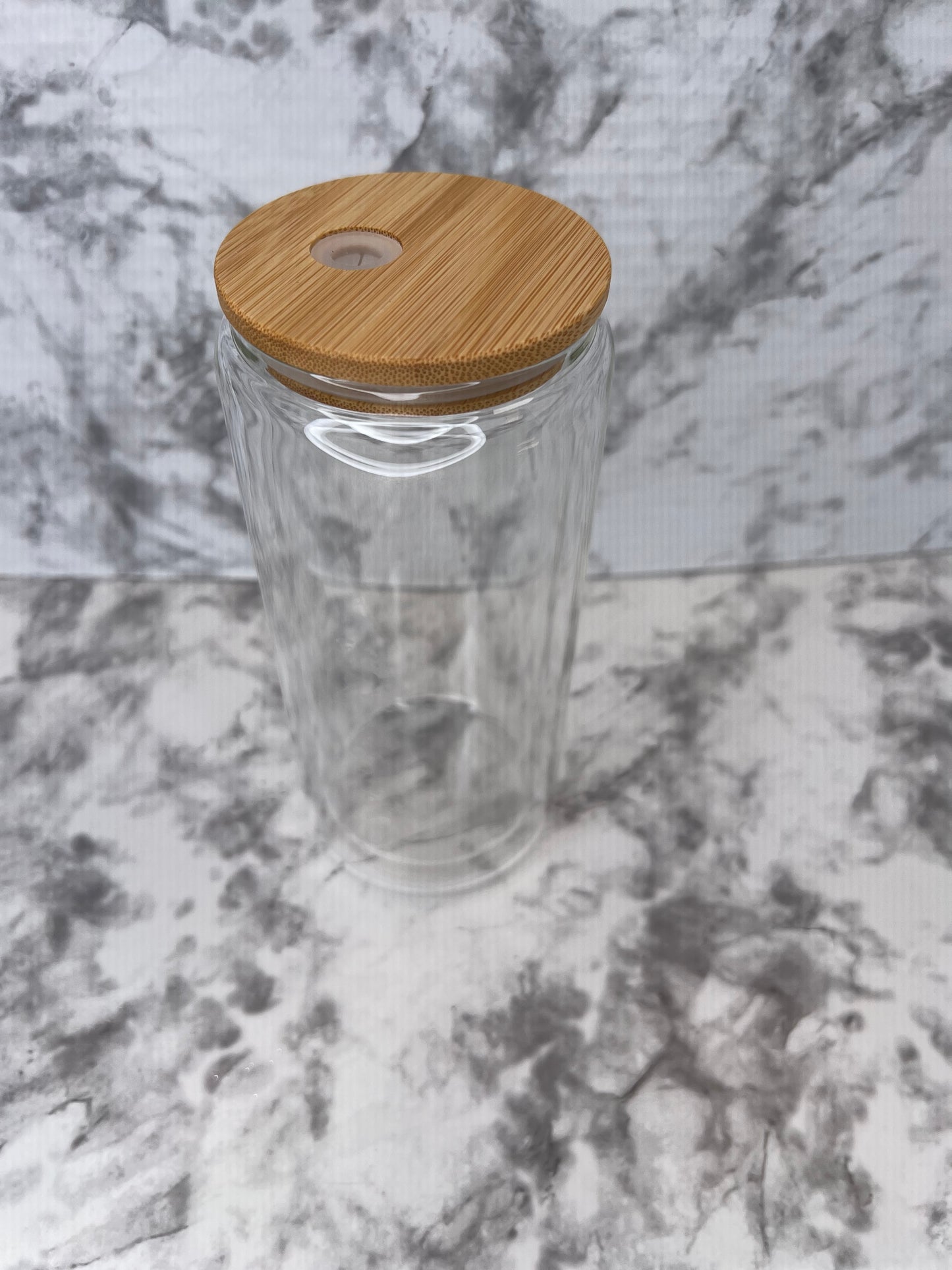16oz Clear Glass Tumbler