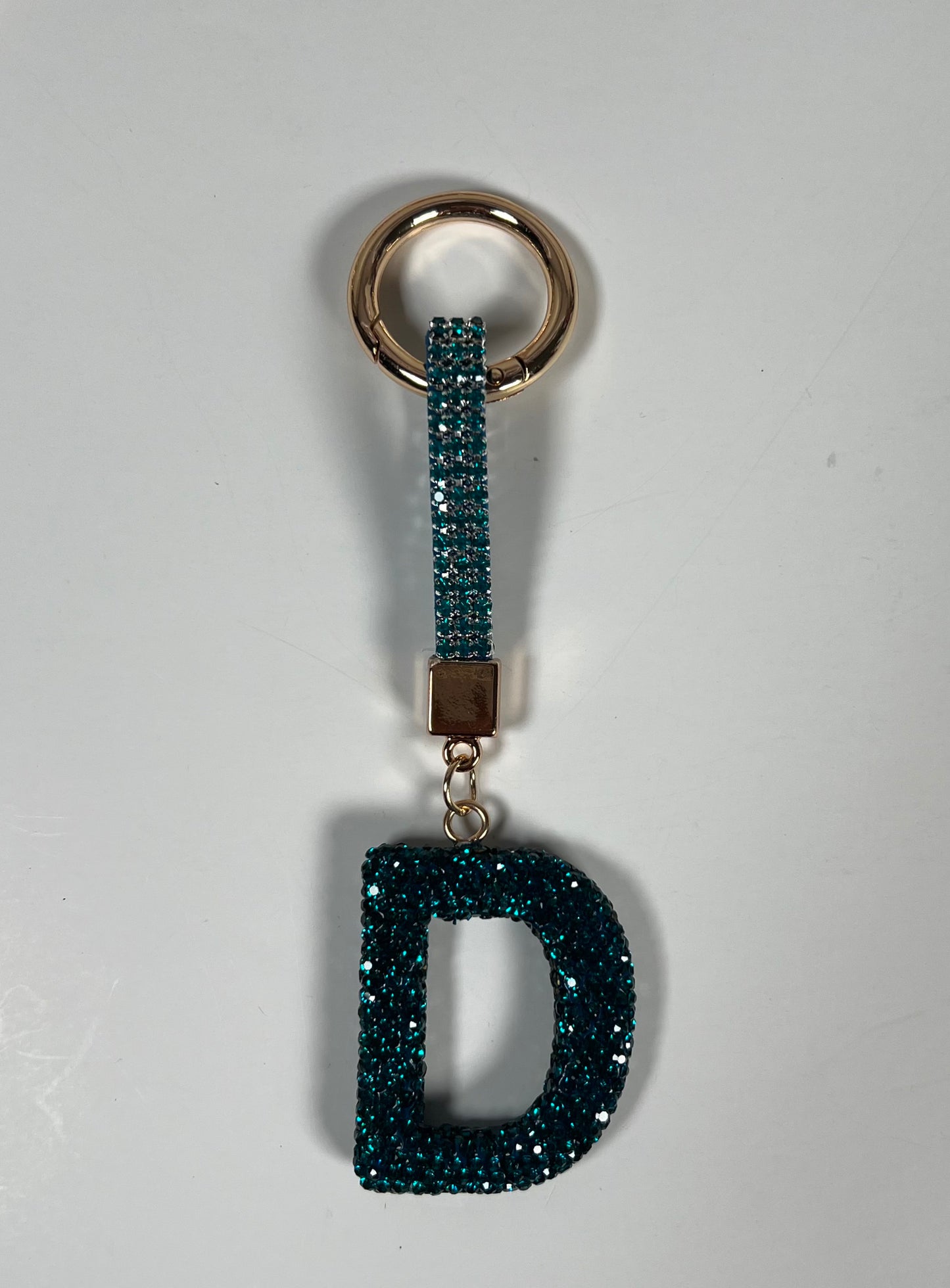 TURQUOISE Luxury Initial Keychain