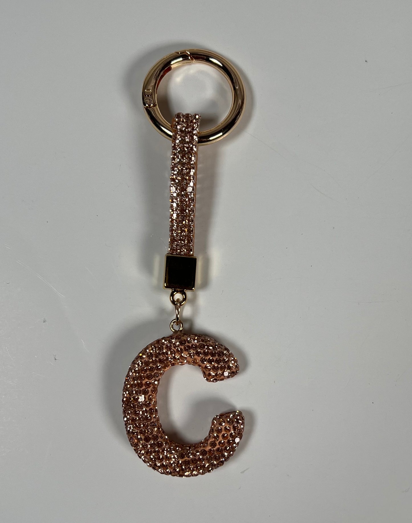 GOLD Luxury Initial Keychain