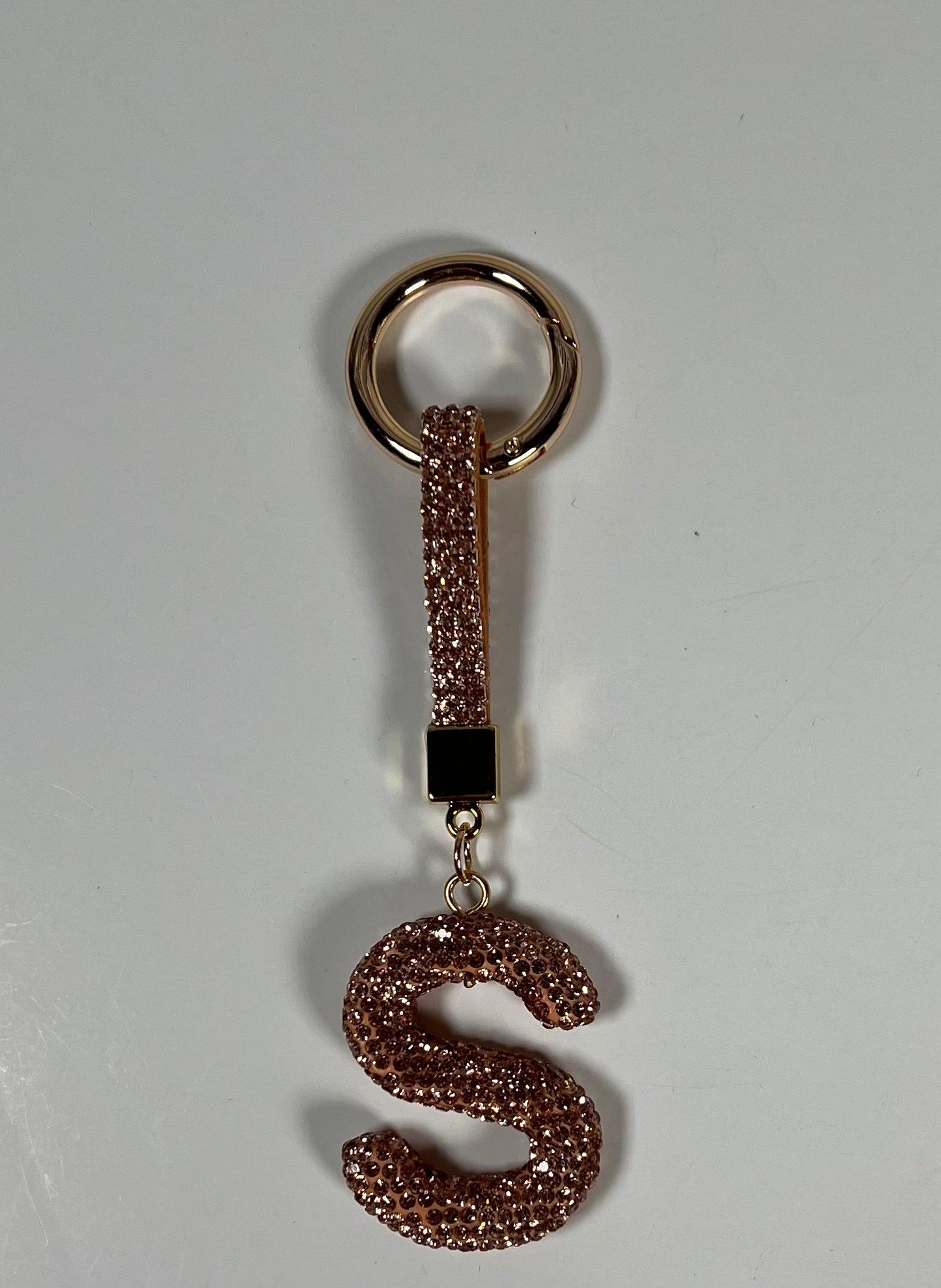 GOLD Luxury Initial Keychain