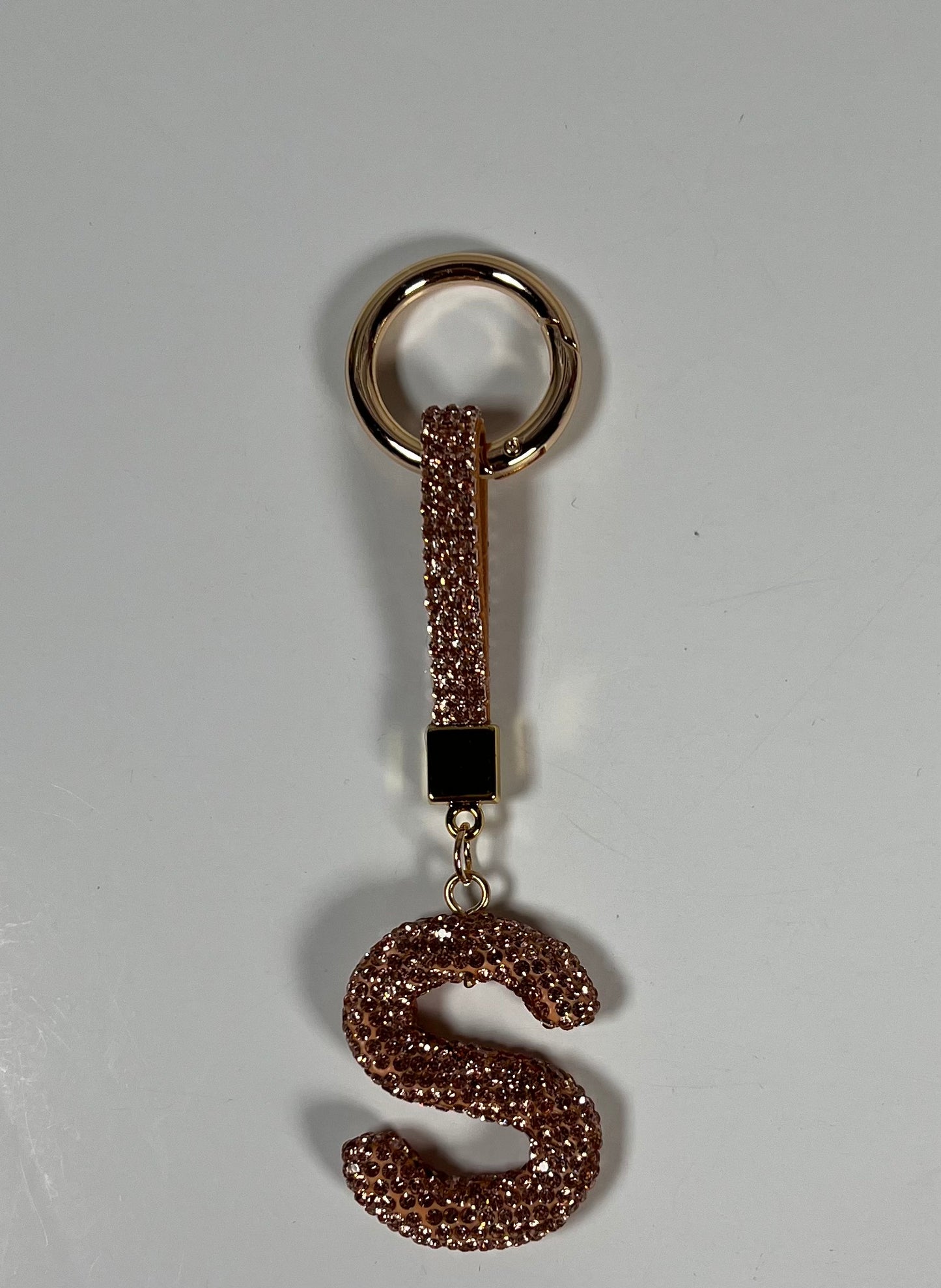 GOLD Luxury Initial Keychain